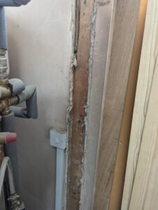 badly installed insulation